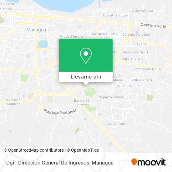 Mapa de Dgi - Dirección General De Ingresos