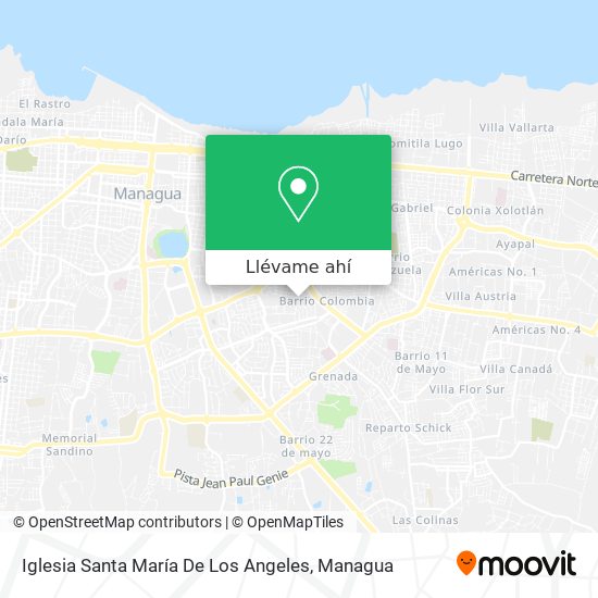 Mapa de Iglesia Santa María De Los Angeles
