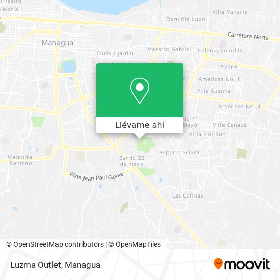 Mapa de Luzma Outlet