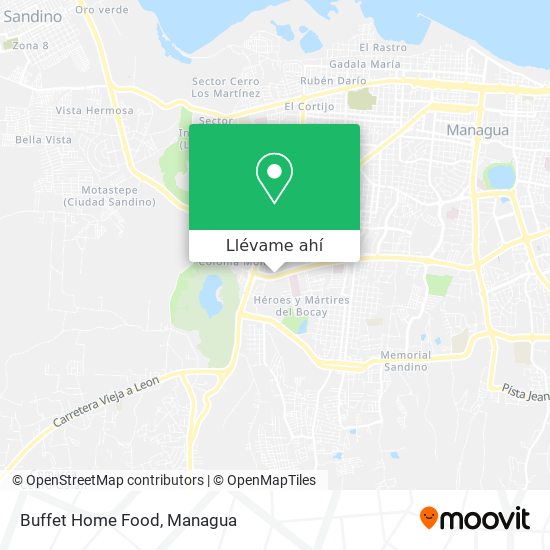 Mapa de Buffet Home Food