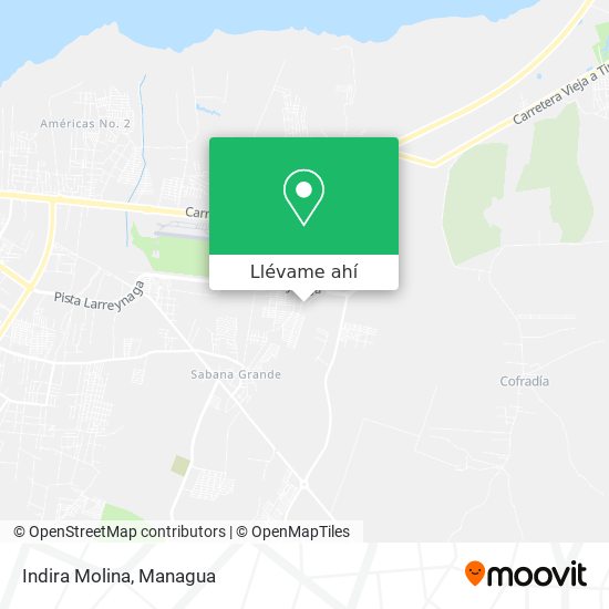 Mapa de Indira Molina