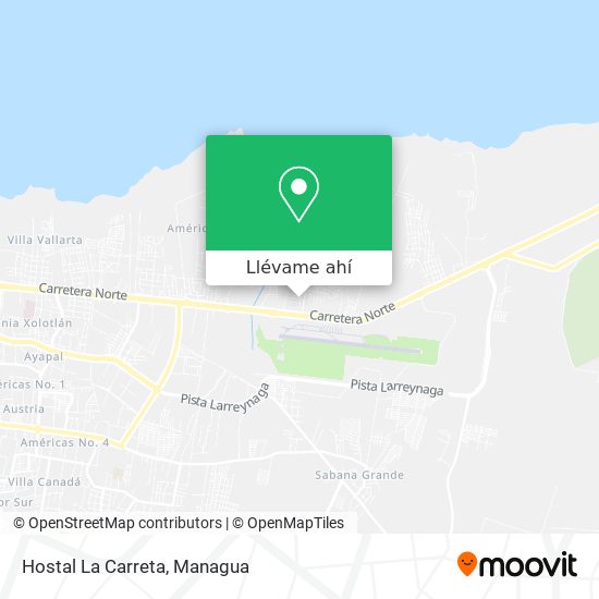 Mapa de Hostal La Carreta