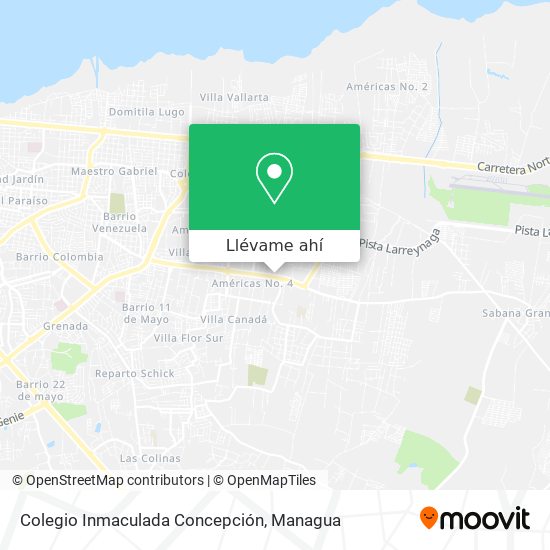 Mapa de Colegio Inmaculada Concepción
