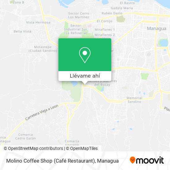 Mapa de Molino Coffee Shop (Café Restaurant)