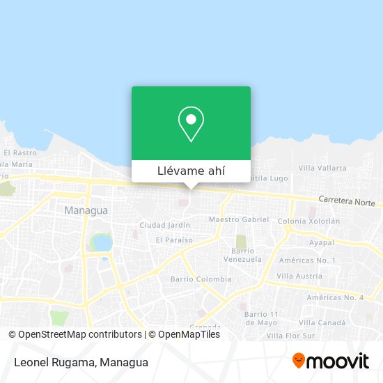 Mapa de Leonel Rugama