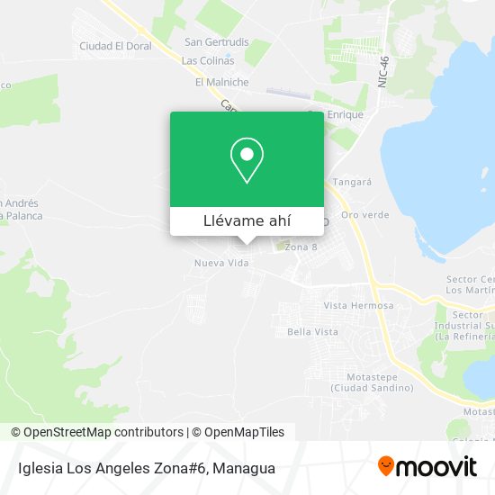 Mapa de Iglesia Los Angeles Zona#6