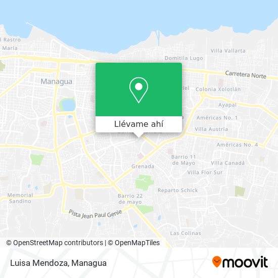 Mapa de Luisa Mendoza