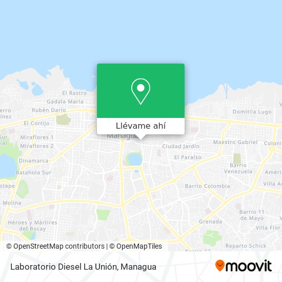 Mapa de Laboratorio Diesel La Unión