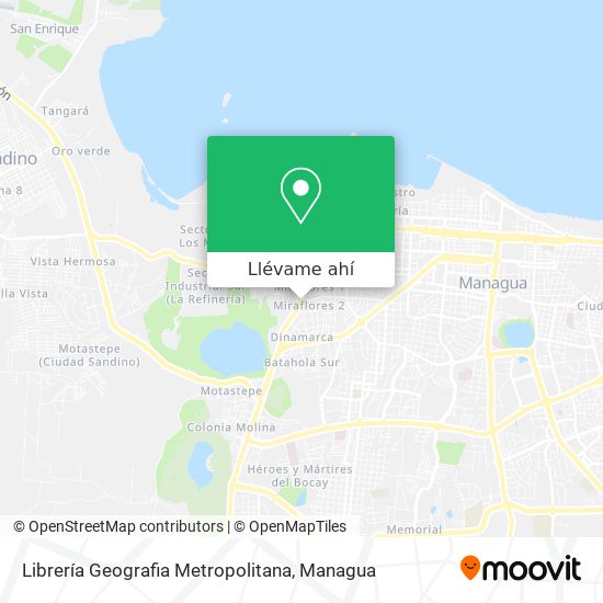 Mapa de Librería Geografia Metropolitana