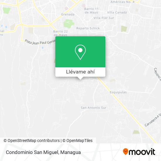 Mapa de Condominio San Miguel