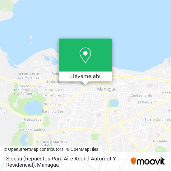 Mapa de Sigesa (Repuestos Para Aire Acond Automot Y Residencial)