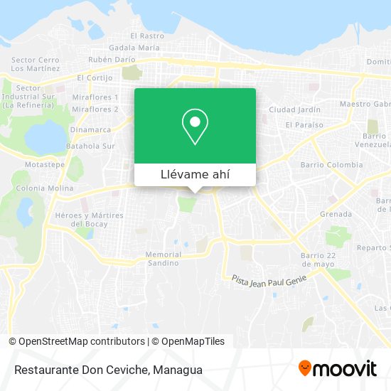 Mapa de Restaurante Don Ceviche
