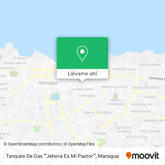 Mapa de Tanques De Gas ""Jehová Es Mi Pastor""