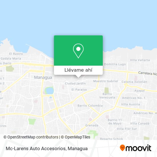 Mapa de Mc-Larens Auto Accesorios