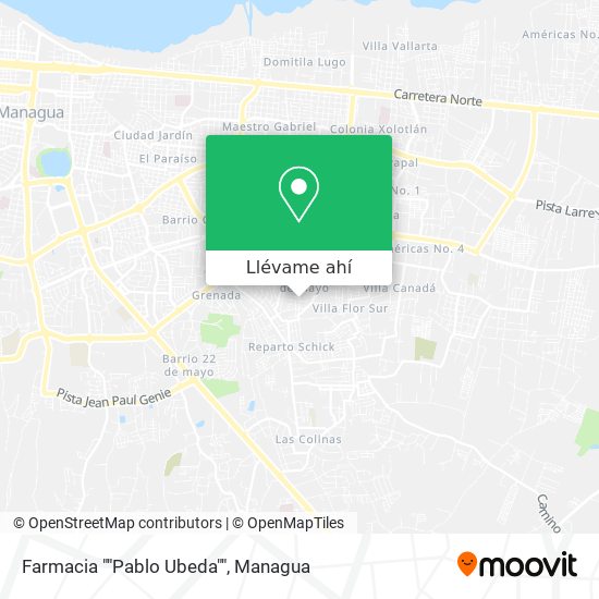 Mapa de Farmacia ""Pablo Ubeda""