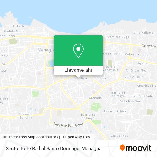 Mapa de Sector Este Radial Santo Domingo