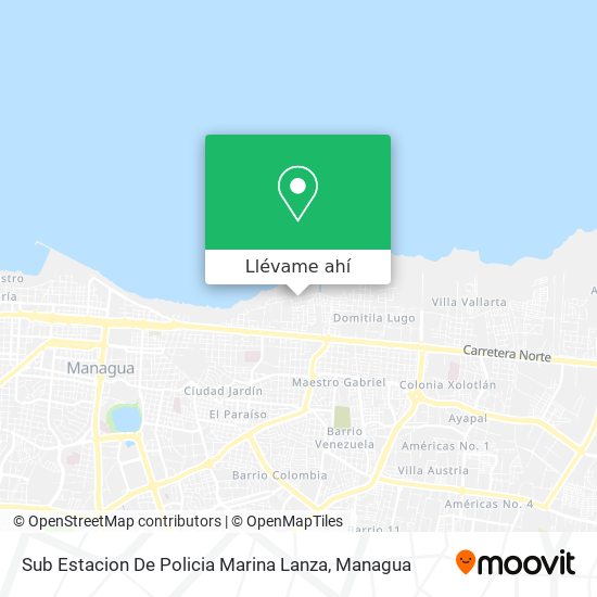 Mapa de Sub Estacion De Policia Marina Lanza
