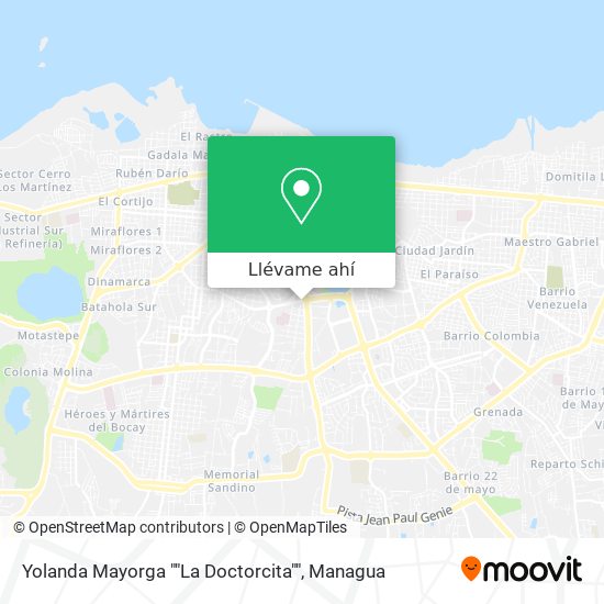 Mapa de Yolanda Mayorga ""La Doctorcita""