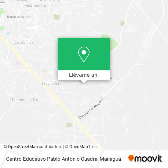 Mapa de Centro Educativo Pablo Antonio Cuadra