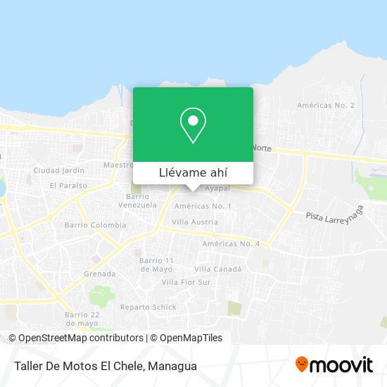 Mapa de Taller De Motos El Chele