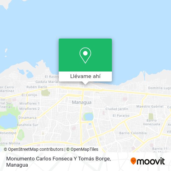 Mapa de Monumento Carlos Fonseca Y Tomás Borge