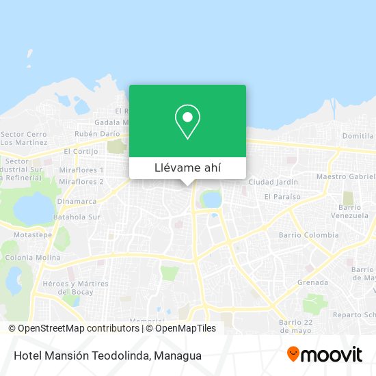 Mapa de Hotel Mansión Teodolinda