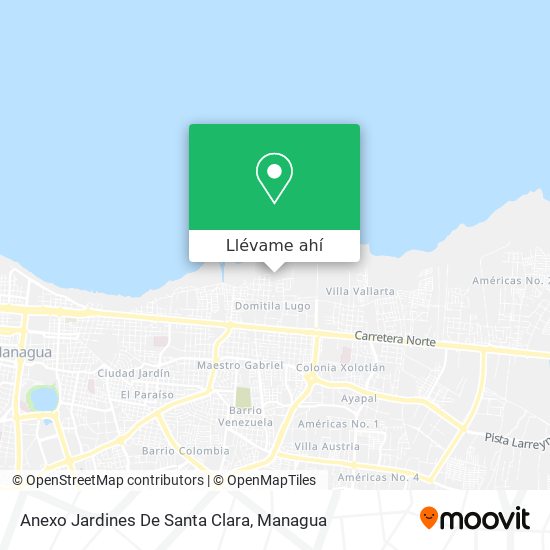 Mapa de Anexo Jardines De Santa Clara