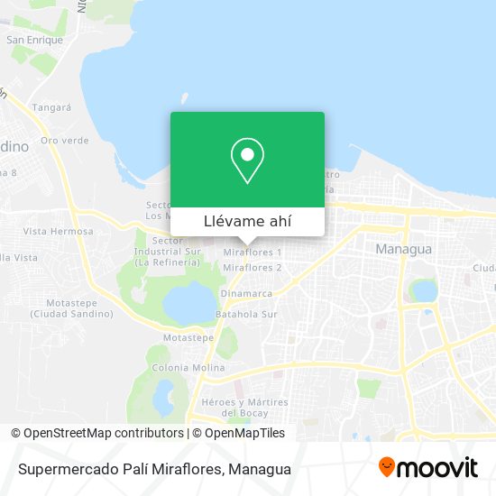 Mapa de Supermercado Palí Miraflores