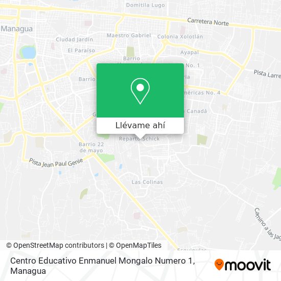 Mapa de Centro Educativo Enmanuel Mongalo Numero 1