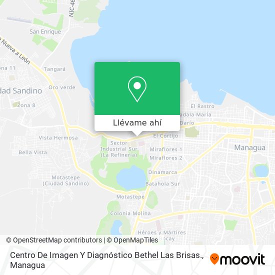 Mapa de Centro De Imagen Y Diagnóstico Bethel Las Brisas.