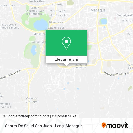 Mapa de Centro De Salud San Juda - Lang