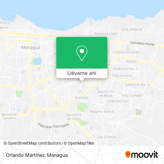 Mapa de Orlando Martínez