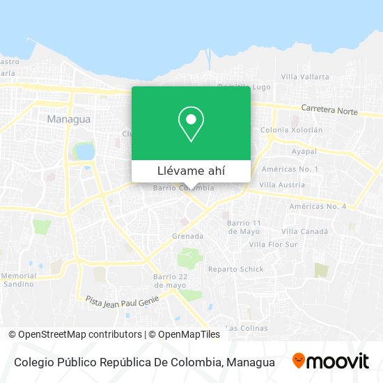 Mapa de Colegio Público República De Colombia