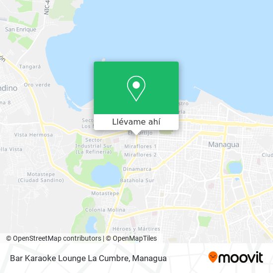 Mapa de Bar Karaoke Lounge La Cumbre