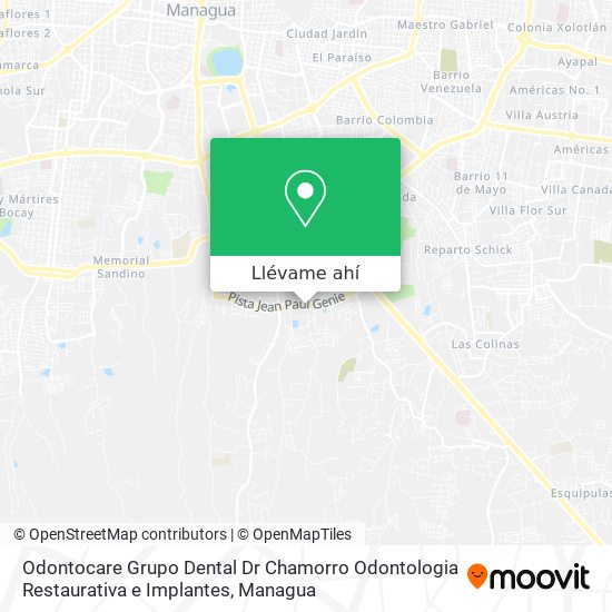 Mapa de Odontocare Grupo Dental Dr Chamorro Odontologia Restaurativa e Implantes