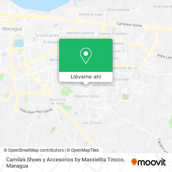 Mapa de Camila's Shoes y Accesorios by Massielita Tinoco