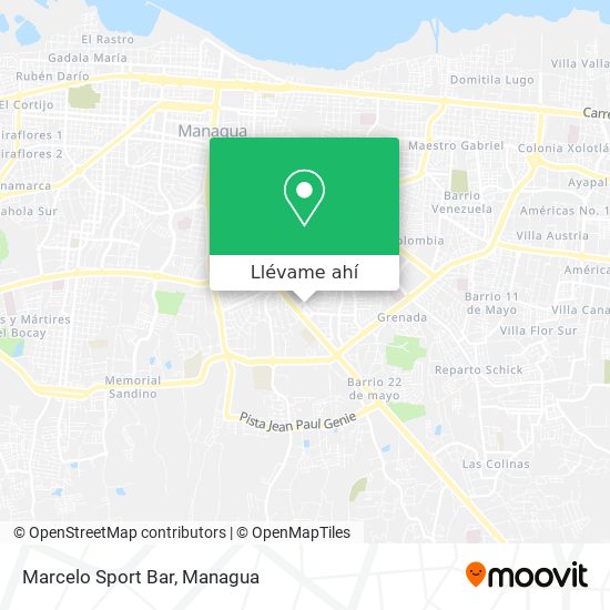 Mapa de Marcelo Sport Bar