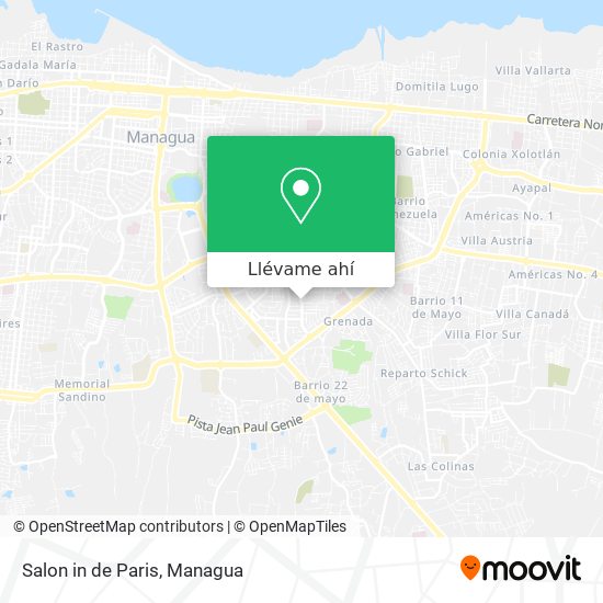 Mapa de Salon in de Paris
