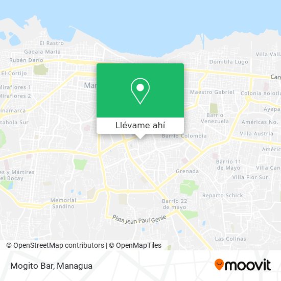 Mapa de Mogito Bar