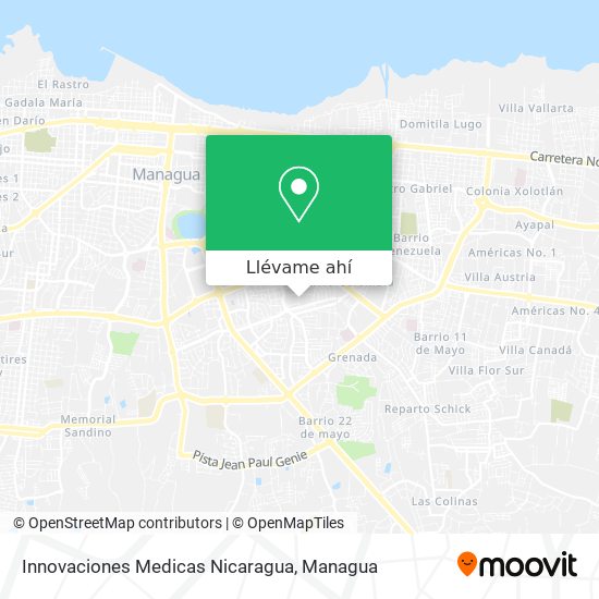 Mapa de Innovaciones Medicas Nicaragua