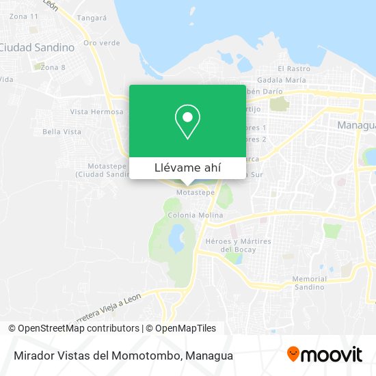 Mapa de Mirador Vistas del Momotombo