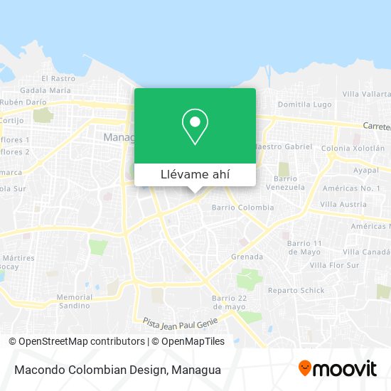 Mapa de Macondo Colombian Design