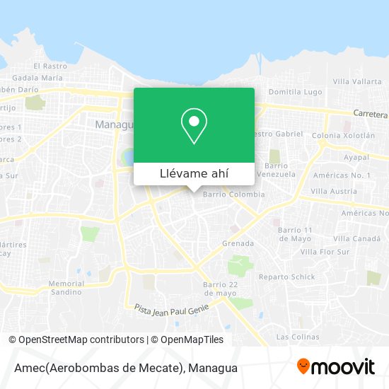 Mapa de Amec(Aerobombas de Mecate)