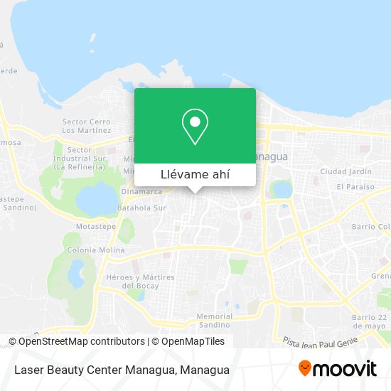 Mapa de Laser Beauty Center Managua