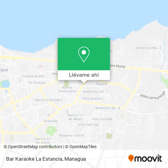 Mapa de Bar Karaoke La Estancia