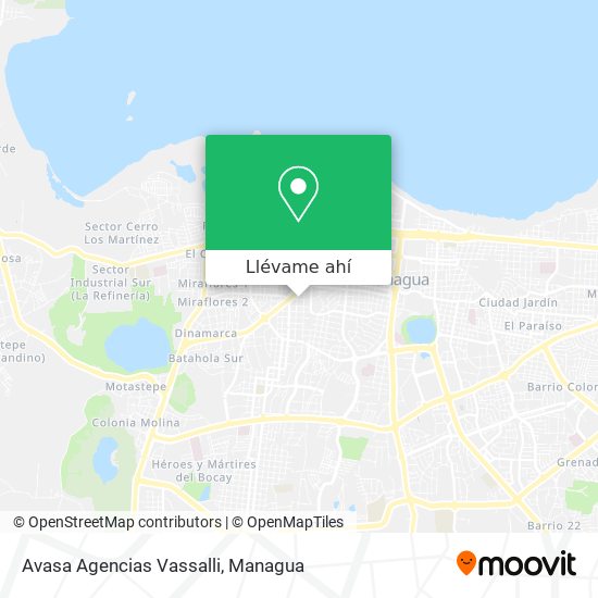Mapa de Avasa Agencias Vassalli
