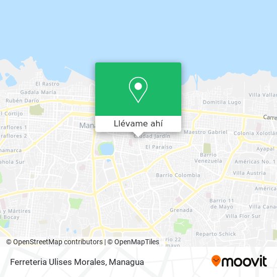 Mapa de Ferreteria Ulises Morales