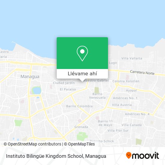 Mapa de Instituto Bilingüe Kingdom School
