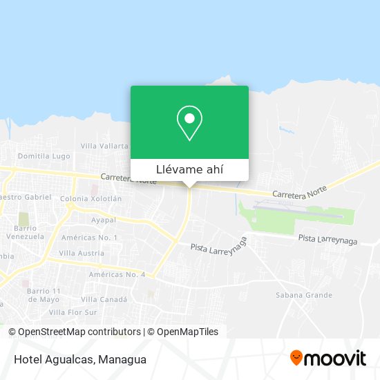 Mapa de Hotel Agualcas
