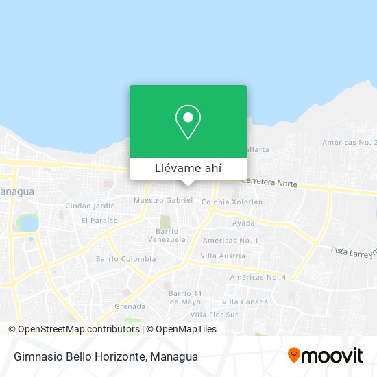 Mapa de Gimnasio Bello Horizonte